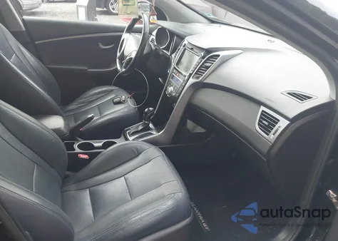 2014 Hyundai Elantra Gt Base W/Blue из США, поврежденный, VIN KMHD35LH1EU177482